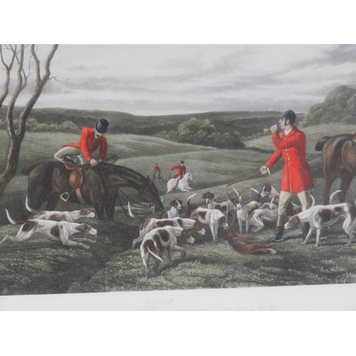 15 - 'Man with dogs' & 'Hunting scene' two prints 40x 60cm & 35x60cm