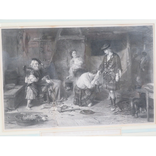 17 - 'Charles Edward', 'Gulls' & 'Shooting scene' three prints of various sizes