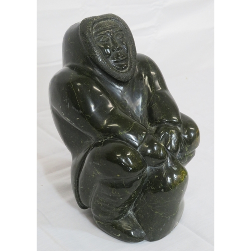 223 - Inuit carved marble figure