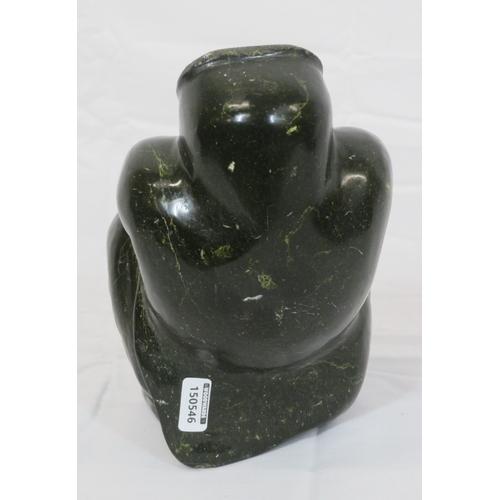 223 - Inuit carved marble figure