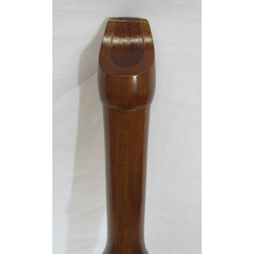 238 - Timber recorder with brass thumbpiece