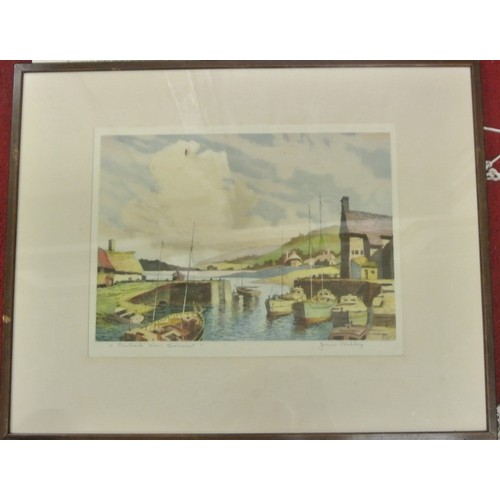 44A - James Priddy FRSA RBSA (1916-1980)  'Porlock Weir, Somerset', & 'Windmill, Reigate Heath' Pair of ar... 