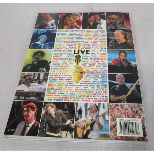 122 - 'Official Live Aid' book & 'Geldof in Africa' book, both signed