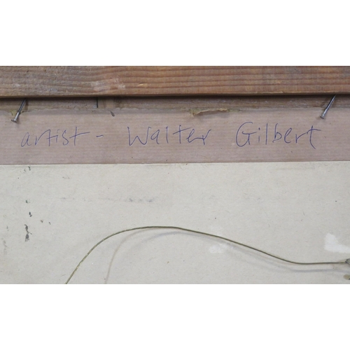 24 - Walter Gilbert 'Landscape' oil on board 49x34cm signed