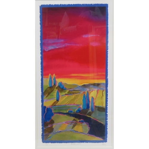 27 - Barbara Brody 'Peaceful land' limited edition 90x45cm signed