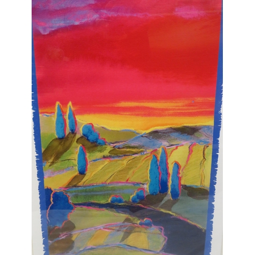 27 - Barbara Brody 'Peaceful land' limited edition 90x45cm signed