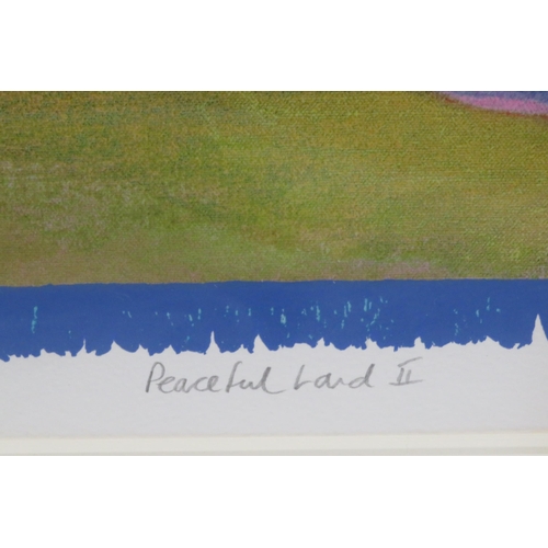 27 - Barbara Brody 'Peaceful land' limited edition 90x45cm signed