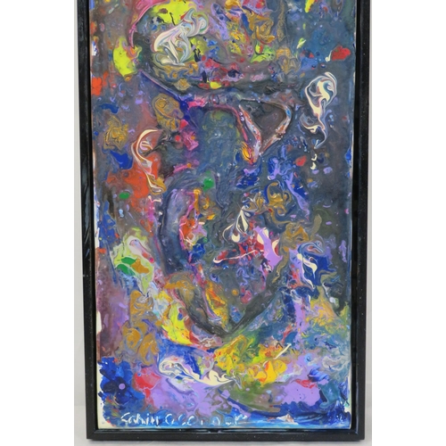 28 - Cahil O'Connor 'Jewels of the sea' oil on canvas 20x60cm signed