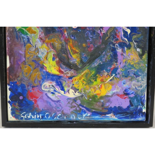 28 - Cahil O'Connor 'Jewels of the sea' oil on canvas 20x60cm signed