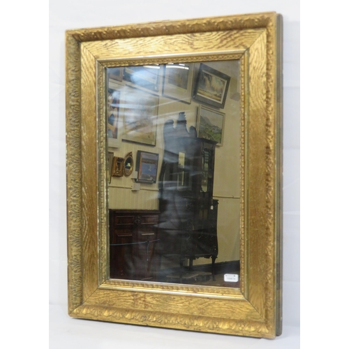 293 - Gilt framed wall mirror with foliate decoration