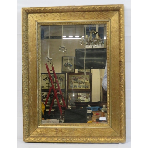 293 - Gilt framed wall mirror with foliate decoration