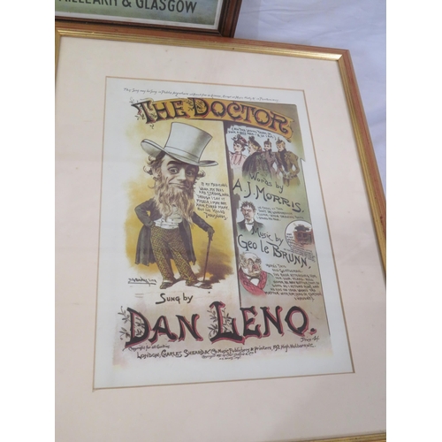 3 - 3 prints collection: 'Swan Vestas cards', 'The Doctor' & 'Lang Bros Pub Sign'