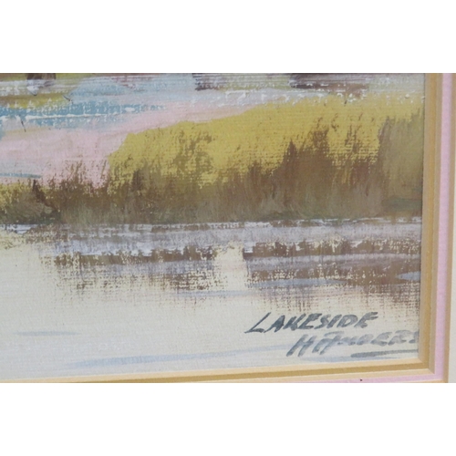 55 - Harry Anderson 'Caledon, Co. Tyrone' set of 3 gouaches, 20x48cm each signed