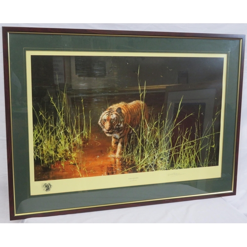 74 - David Shepherd OBE 'Jungle Gentleman' limited edition print, 42x72cm, signed, studio stamp