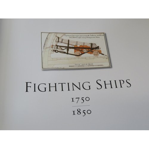 123 - 3 books: Robert Taylor 'Air Combat Paintings', Sam Willis 'Fighting Ships' & 'As Davidson 'Marine Ar... 