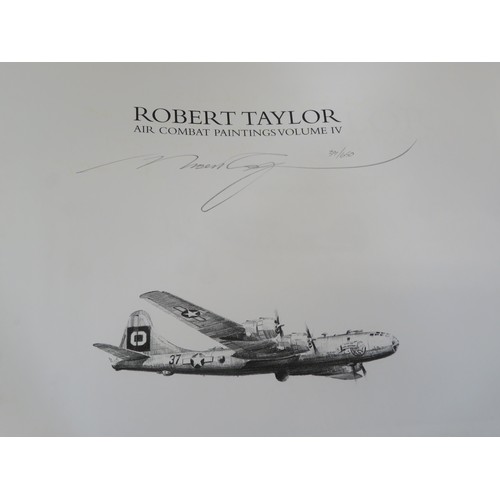 123 - 3 books: Robert Taylor 'Air Combat Paintings', Sam Willis 'Fighting Ships' & 'As Davidson 'Marine Ar... 