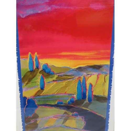 31 - Barbara Brody 'Peaceful land' limited edition 90x45cm signed