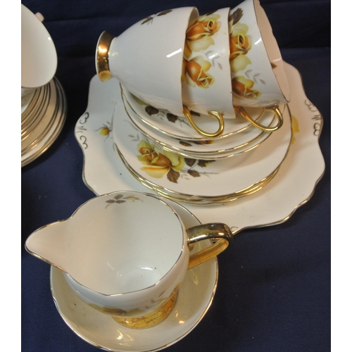 101 - Assorted lot of tea service wares in box