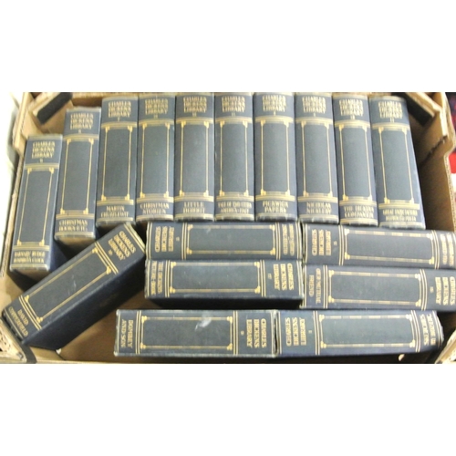 113 - Set of 17 'Charles Dickens Library' books (miss vol 11)