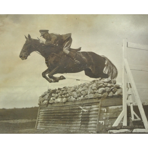 18 - Captain Kevin Barry (Cork) with 'Ballyneety' Kings Cup winner, London 1952, photograph 40x50cm