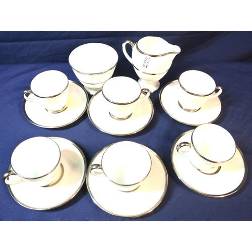 187 - 14 piece Art Nouveau style Wedgewood coffee service