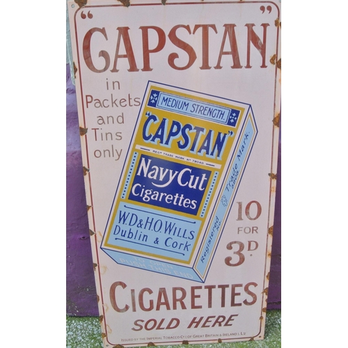 318 - 'Capstan Navy Cut Cigarettes' enamel advertising sign