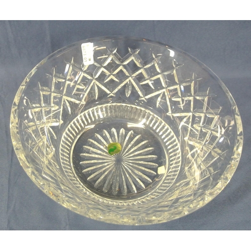 331 - Waterford Crystal cut glass fruit or flower bowl with hobnail decoration