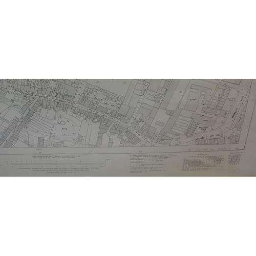 35 - Framed Ordnance Survey Map of Cork City 75x90cm