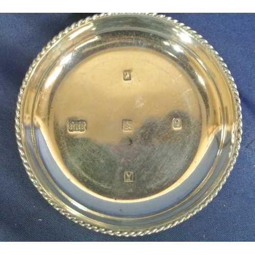 239 - Irish Provincial Silver pin tray  with gadroon rim, with 'Sword of Light' commemorative mark for 196... 