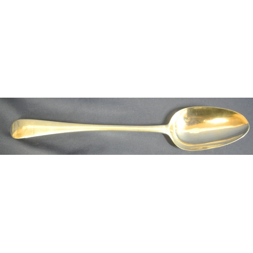 248 - Limerick Silver George III tablespoon with crested handle, by Maurice Fitzgerald c.1790, 69gr, 240mm