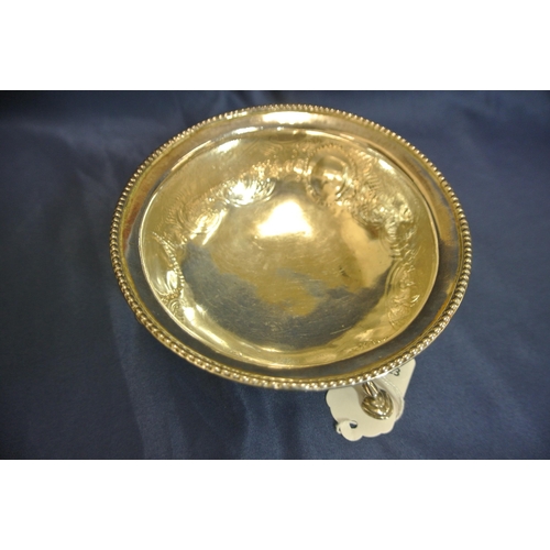 249 - Irish Provincial Cork Silver sugar bowl with gadroon rim, ornate Chinoiserie figured, scroll and fol... 