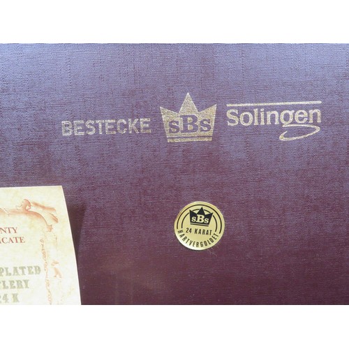 141 - 70-piece Bestecke Solingen canteen of cutlery in fitted case