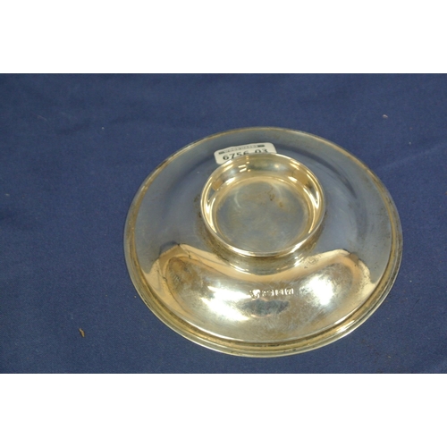 53 - London silver round tazza with spreading base D11cm  W 94g