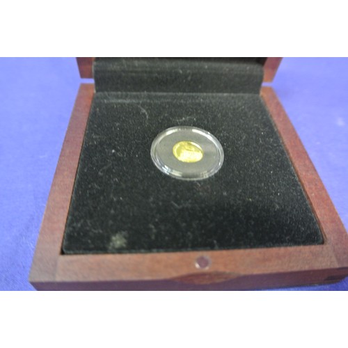 179 - Michael Collins gold proof commemorative €20 coin in box