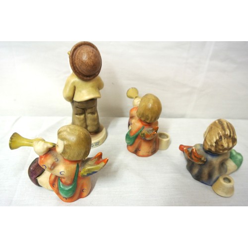 44 - 5 Hummell figures of children, by Goebel, Germany