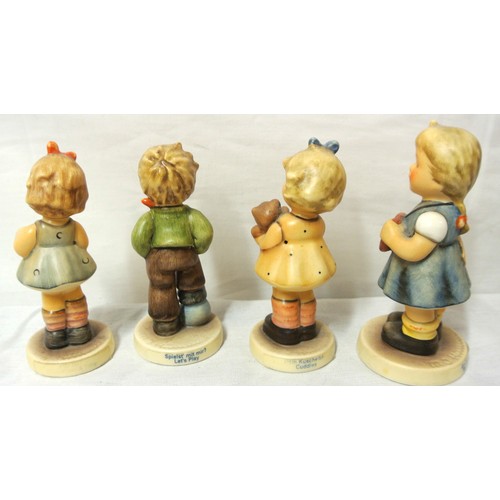 46 - 4 Hummell figures of children, by Goebel, Germany