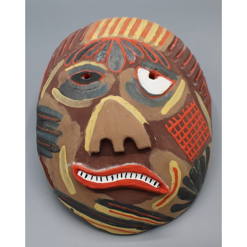 23 - 'South American Ceramic Mask 1' 28 x 21 x 6cm