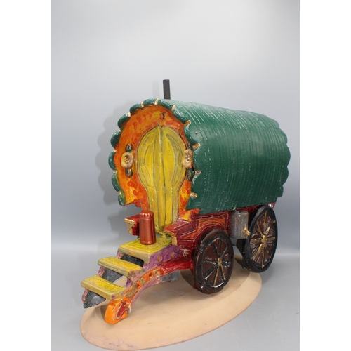 41 - 'Barrell Top Wagon 2' Ceramic,  30 x 33 x 16cm