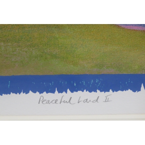 36 - Barbara Brody 'Peaceful land' limited edition 90x45cm signed