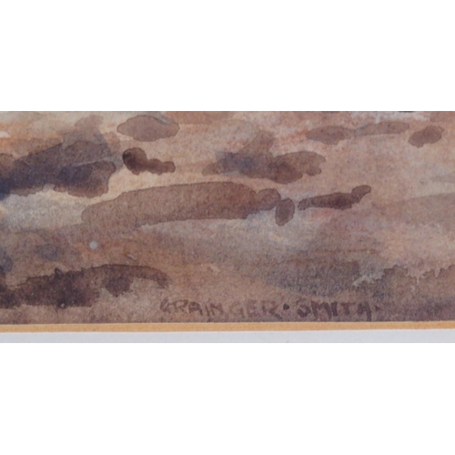 15 - George Grainger Smith RCA 'Sheltered cove, Devon' watercolour, 24x34cm, signed