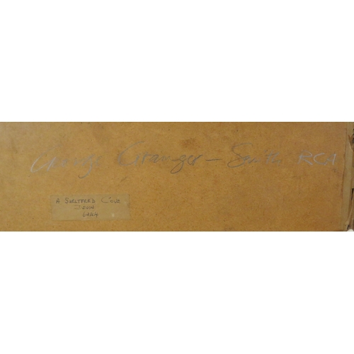 15 - George Grainger Smith RCA 'Sheltered cove, Devon' watercolour, 24x34cm, signed