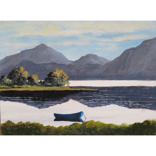28 - Gerry Dillon 'West of Ireland studies' pair of oils on board, 18x24cm each, signed