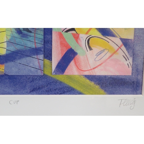 5 - Bernd Flemming 'Pop art' limited edition print, 35x35cm, signed