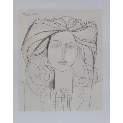 50 - Pablo Picasso 'Francoise with a garland' limited edition giclee print 41x32cm, stamped