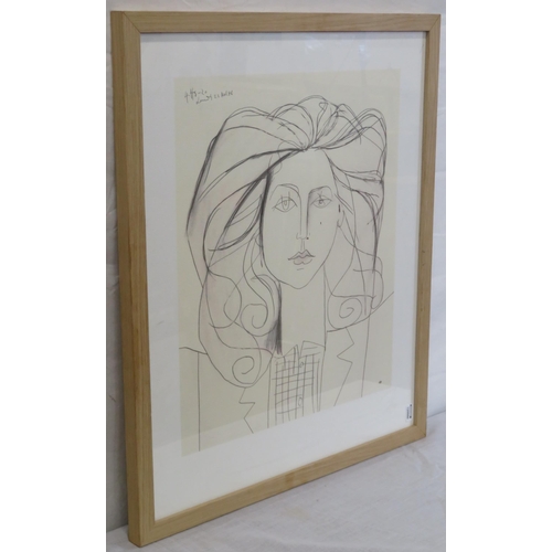 50 - Pablo Picasso 'Francoise with a garland' limited edition giclee print 41x32cm, stamped