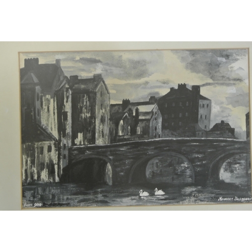 63 - Maureen O'Callaghan 'South Gate Bridge' pastels, 20x28cm, signed