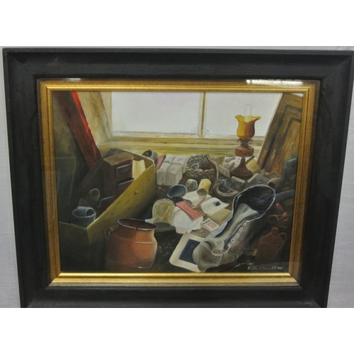74 - Simon O'Donnell 'Still life study' oil on board, signed H30 x 38cm