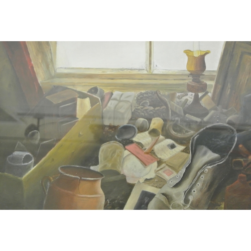 74 - Simon O'Donnell 'Still life study' oil on board, signed H30 x 38cm