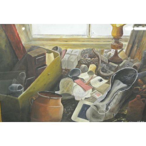 74 - Simon O'Donnell 'Still life study' oil on board, signed H30 x 38cm