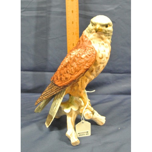 253 - Hummell figure of a falcon, stamped W Goebel, W Germany